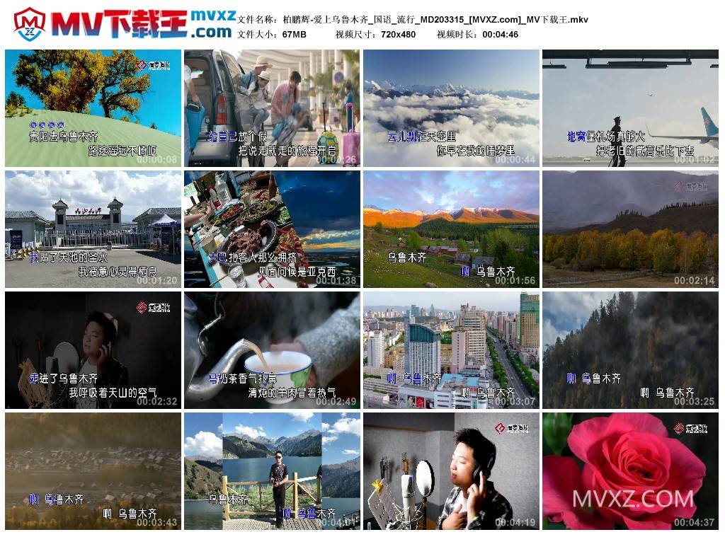 柏鹏辉-爱上乌鲁木齐_国语_流行_MD203315